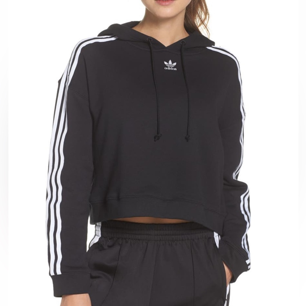 Adidas Originals crop hoodie